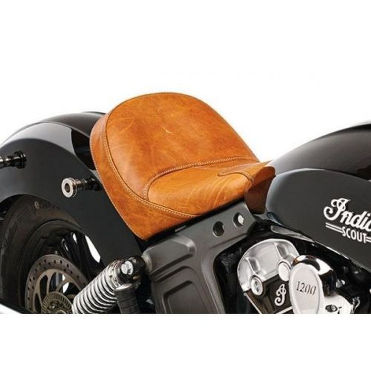 Indian Scout Heritage Leather Reduced Reach Seat Moore Speed Racing